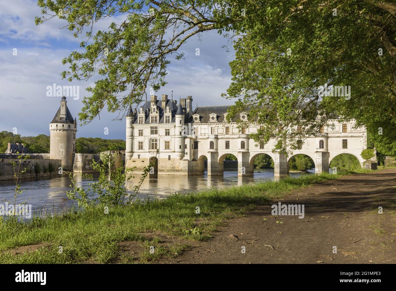 France, Indre et Loire, Francueil, vallée de la Loire classée au patrimoine mondial de l'UNESCO, Chenonceaux, château de Chenonceau Banque D'Images