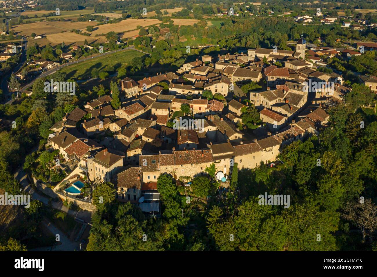France, Ain, le village médiéval de Prouges, étiqueté les plus beaux ...