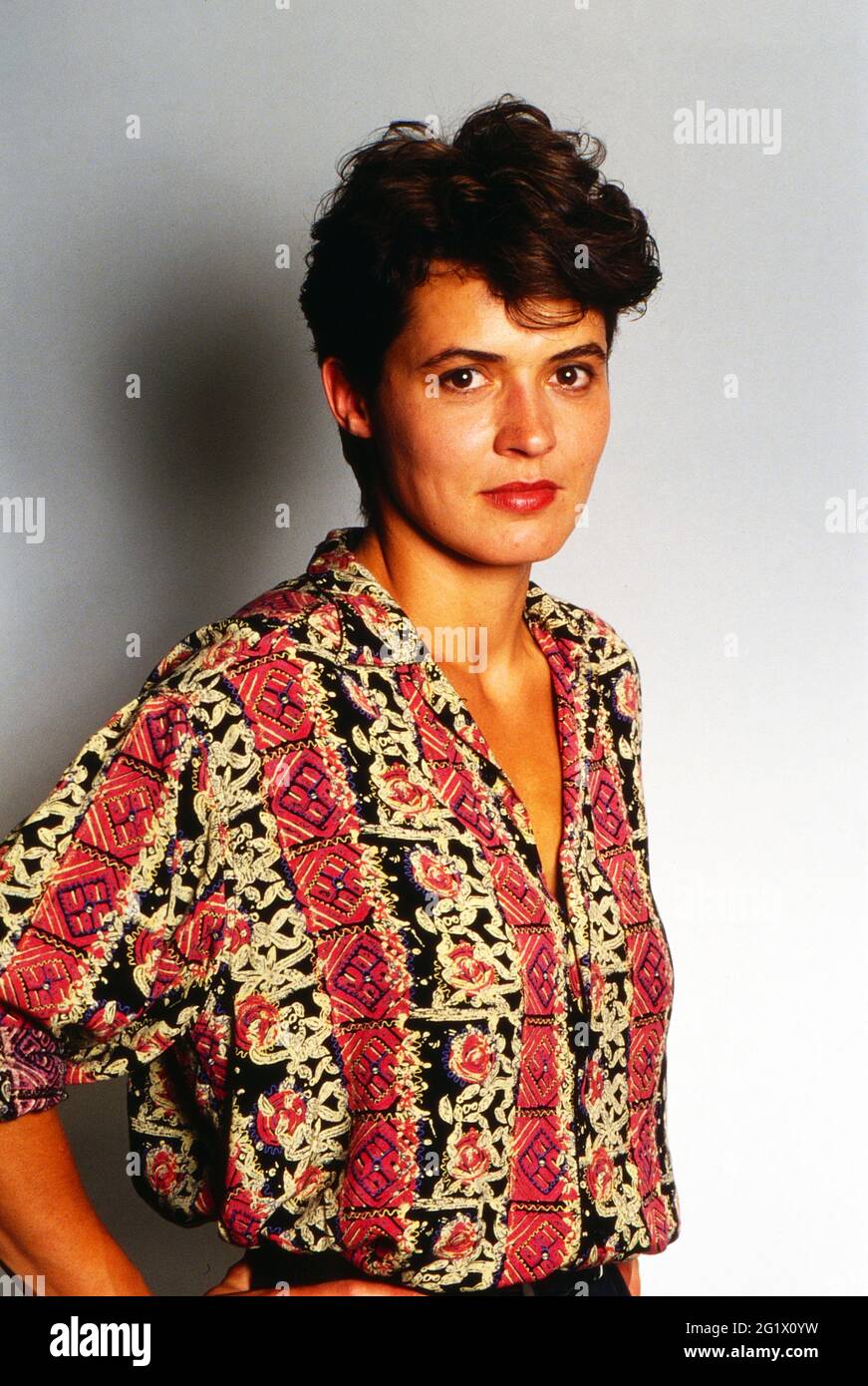Nur keine Hemmungen, Spielshow, Deutschland 1989 - 1994, Sendung vom 12. Oktober 1992, Studiogast: Ulrike Folkerts Banque D'Images