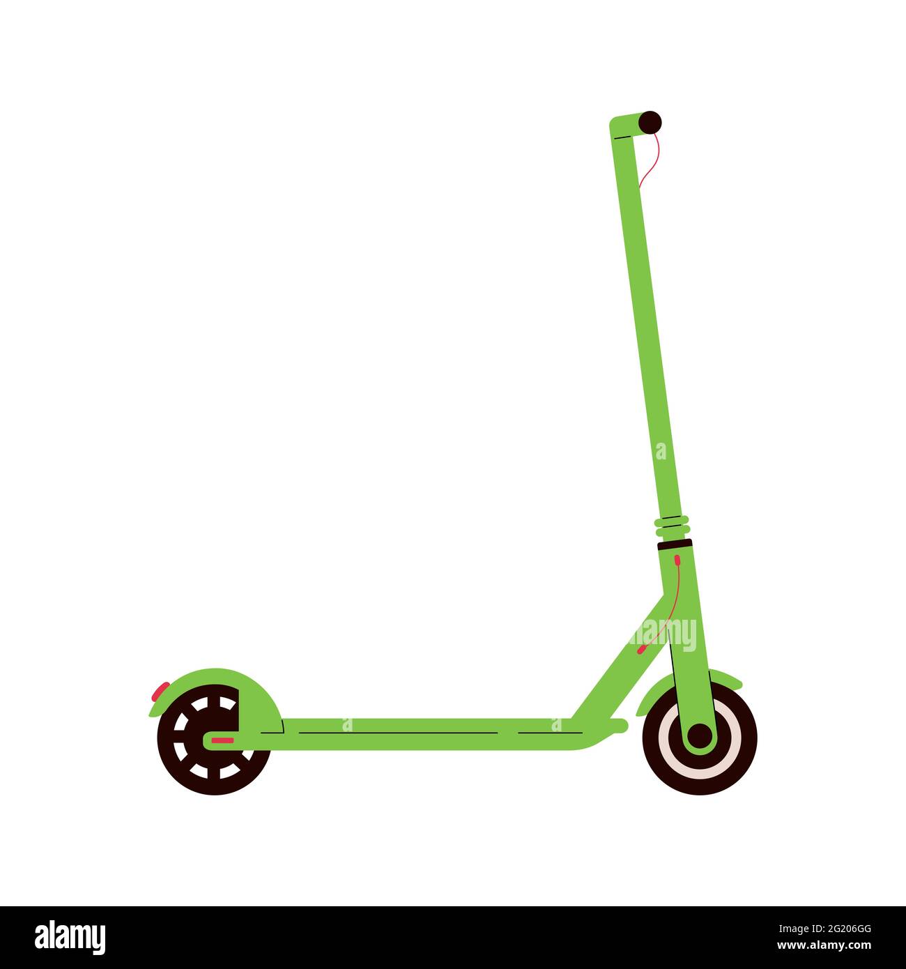 Icône de scooter électrique. Transport urbain écologique moderne. Illustration de Vecteur