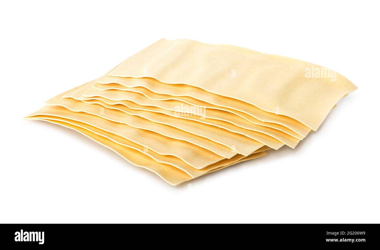 Feuilles pour lasagnes Banque D'Images