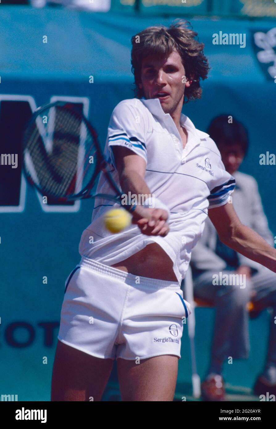 Joueur De Tennis Espagnol Banque d
