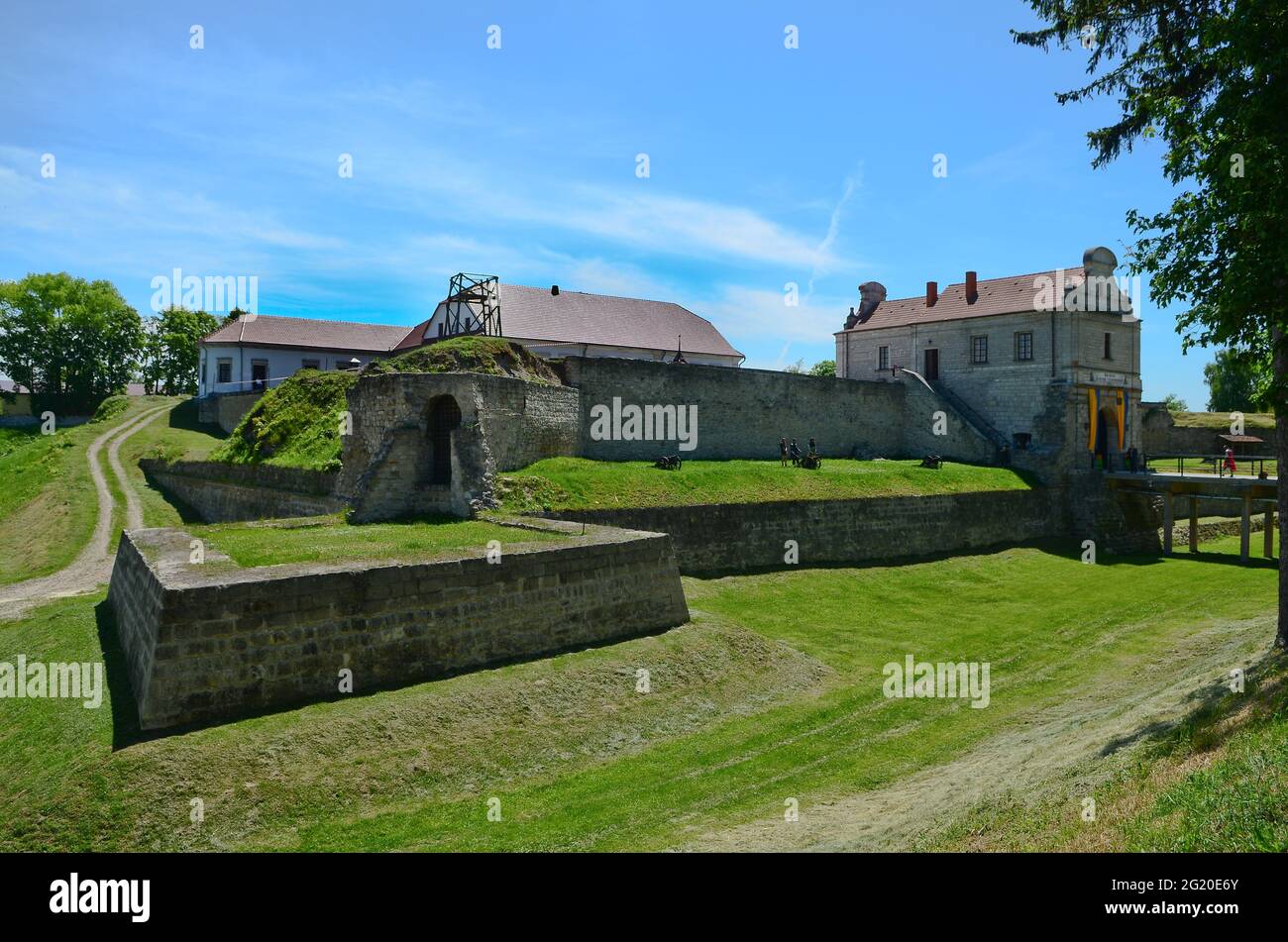 RÉGION DE TERNOPIL, UKRAINE - 27 MAI 2021 - dans les locaux du château de Zbarazh, région de Ternopil, Ukraine occidentale Banque D'Images