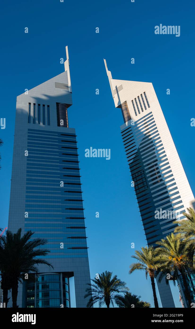 Architecture moderne de Dubaï, Émirats Arabes Unis Banque D'Images