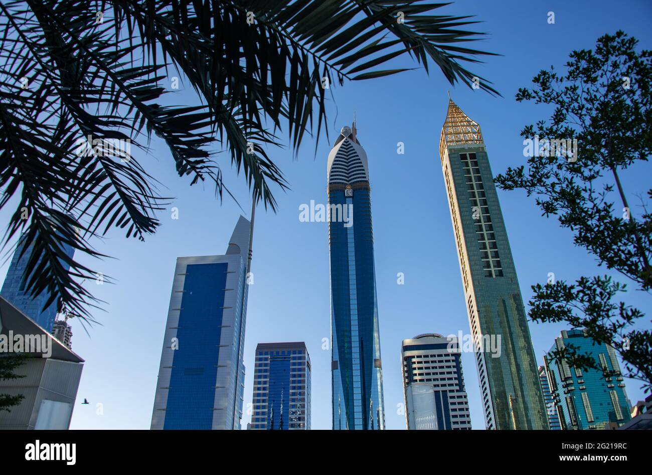 Architecture moderne de Dubaï, Émirats Arabes Unis Banque D'Images