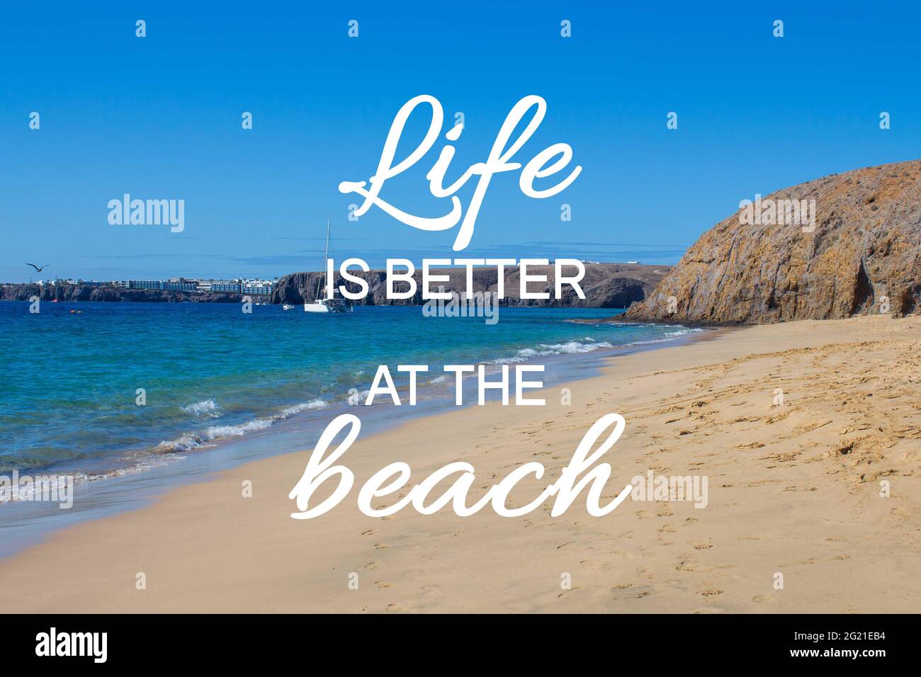 Citation De Plage Banque D Image Et Photos Alamy