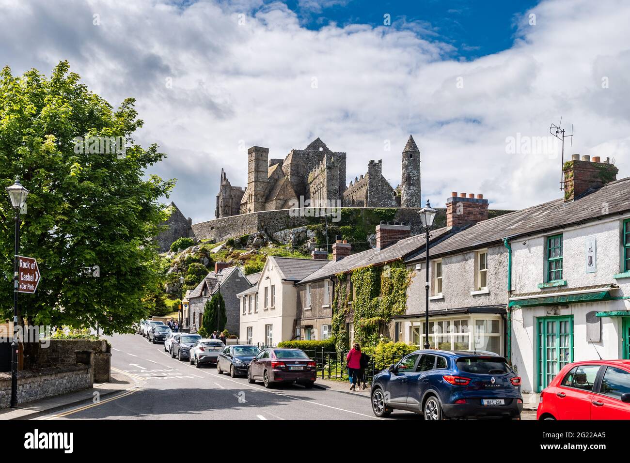 Rock of Cashel, Cashel, Comté de Tipperary, Irlande. Banque D'Images