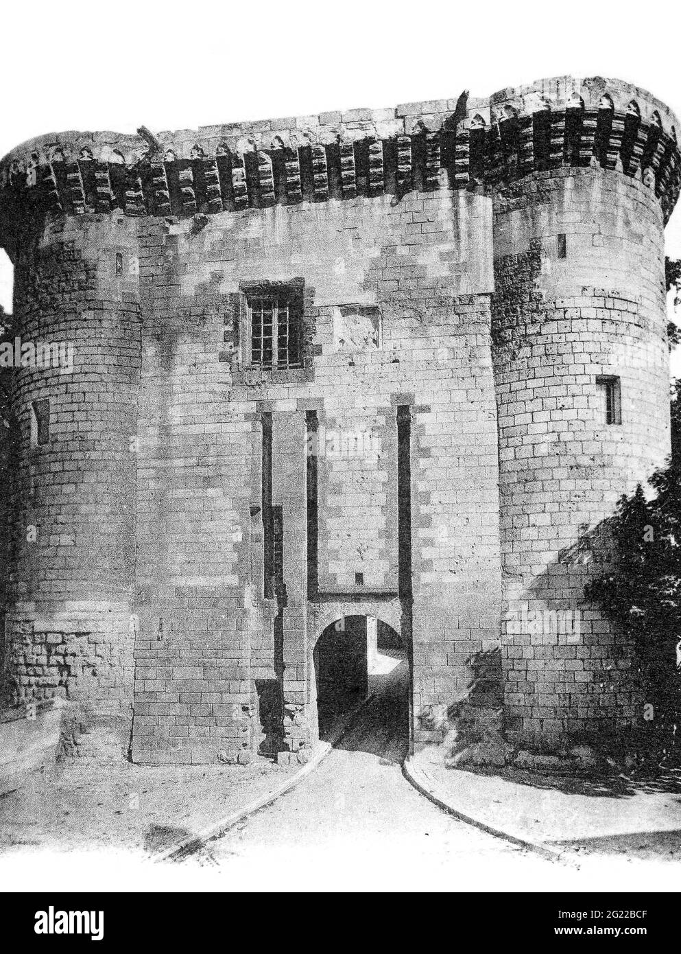 Géographie / voyage, France, Loches, châteaux, Château de Loches, Vue extérieure, vers 1900, DROITS supplémentaires-AUTORISATION-INFO-NON-DISPONIBLES Banque D'Images