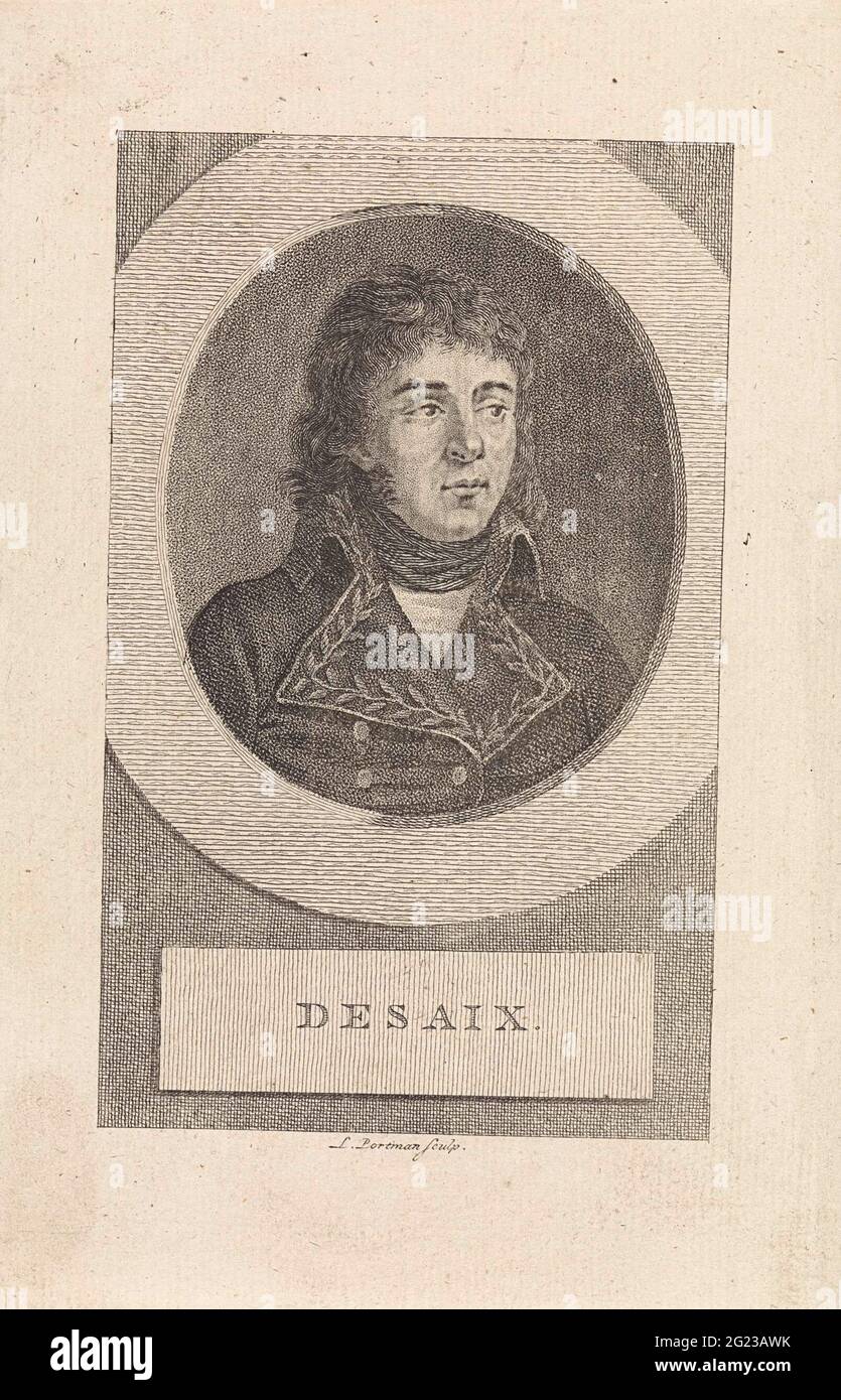 Portrait du général français Louis Charles Antoine DESAIX. Banque D'Images