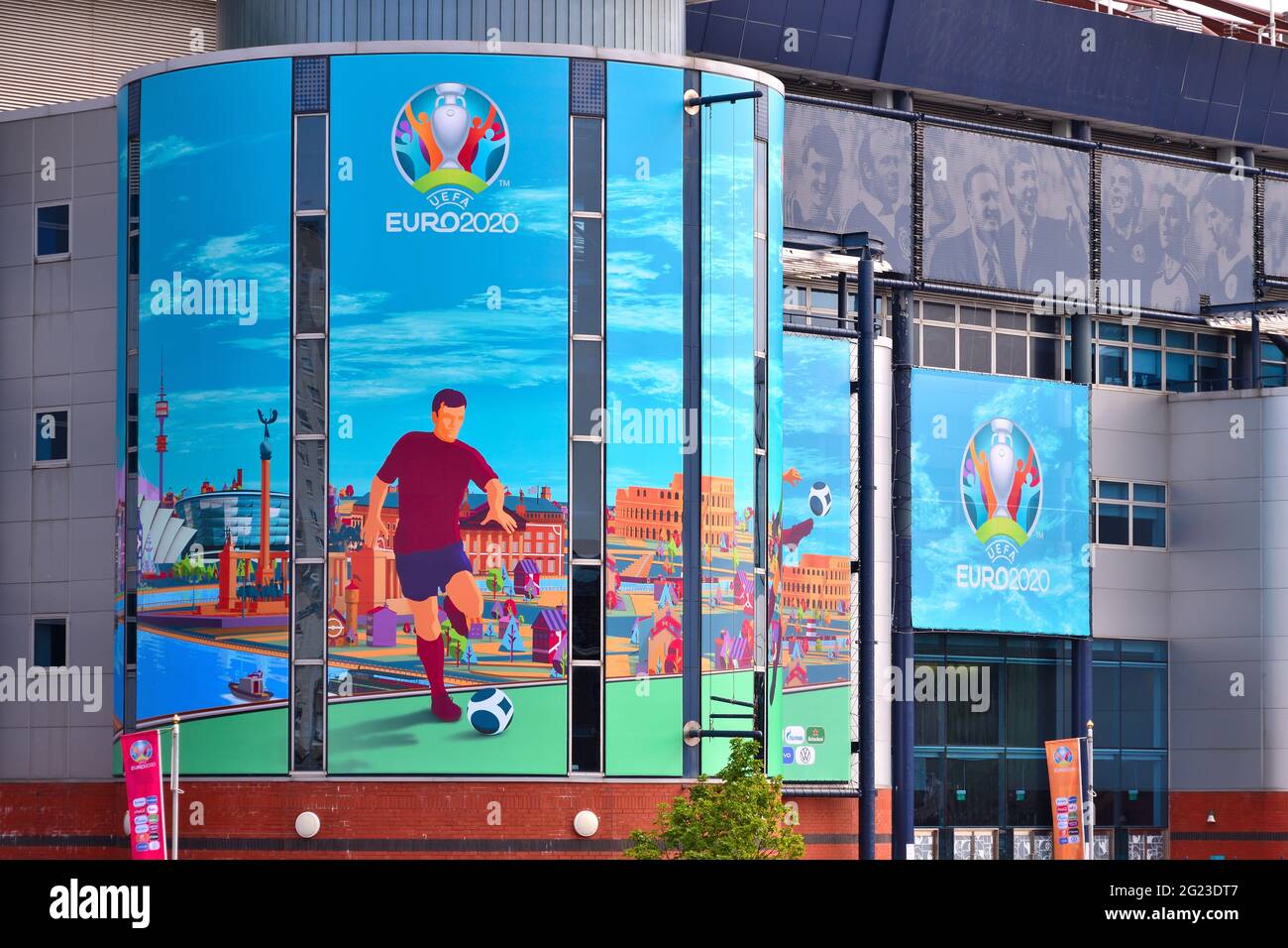 2020 euros au parc Hampden Banque D'Images