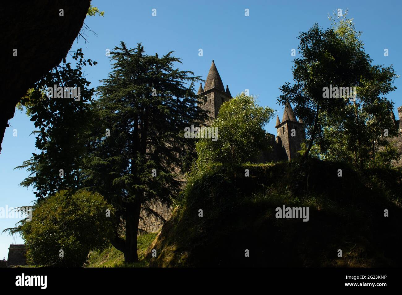 Château menaçant Banque D'Images