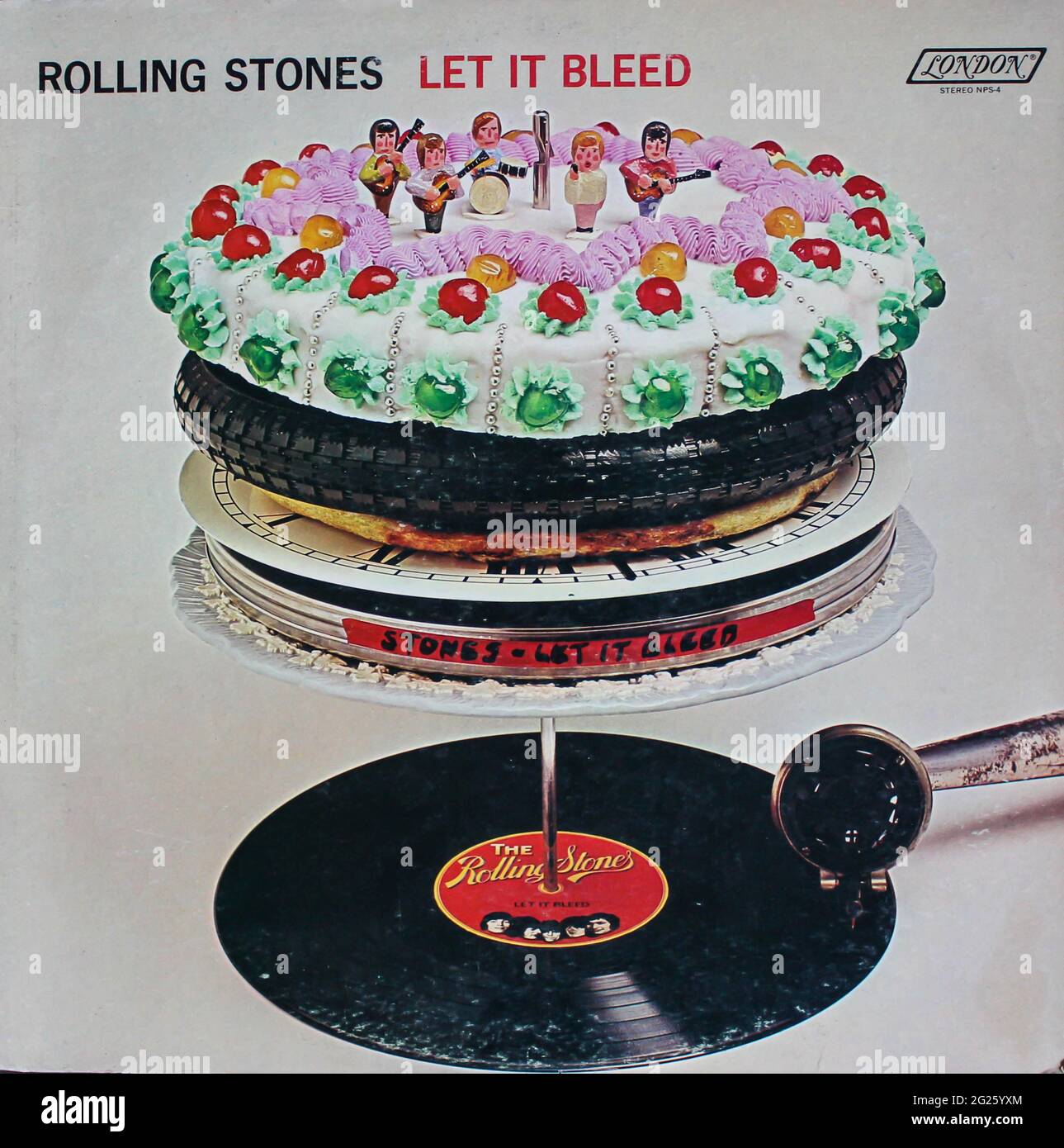 Hard Rock And Blues Band The Rolling Stones Music Album On Vinyle Record Lp Disc Intitule Laisser La Couverture De L Album Se Purger Photo Stock Alamy