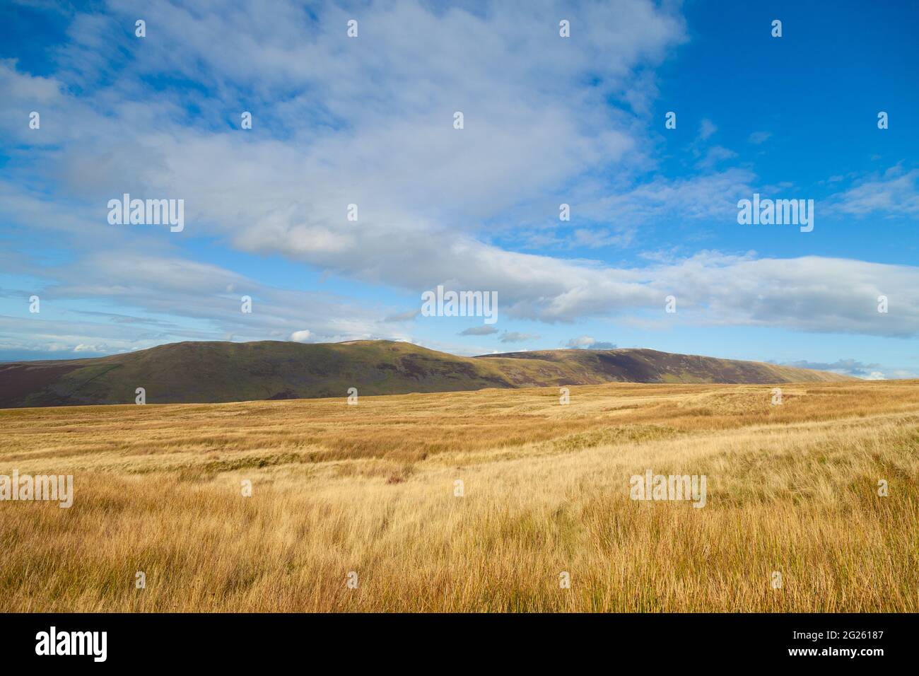 En regardant vers les collines Château de Knot et Calf Top à Barbondale, Cumbria, Angleterre Banque D'Images