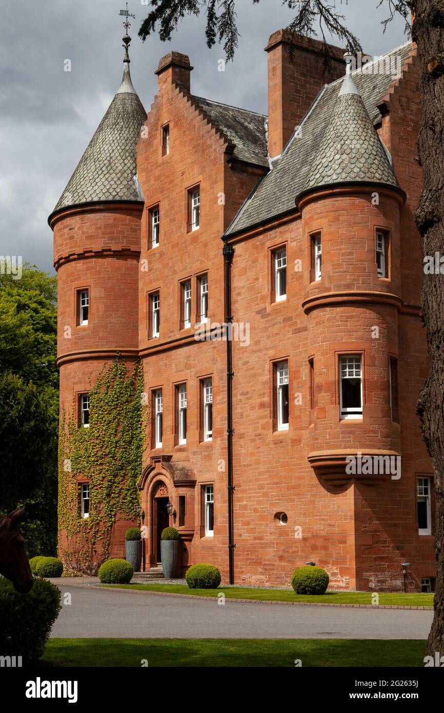 Château de Fonab, Pitlochry, Royaume-Uni Banque D'Images