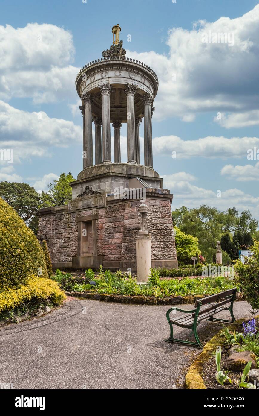 Écosse. Les jardins commémoratifs de Robert Burns à Alloway, dans le Ayrshire, en Écosse, dédiés au célèbre poète et auteur Banque D'Images