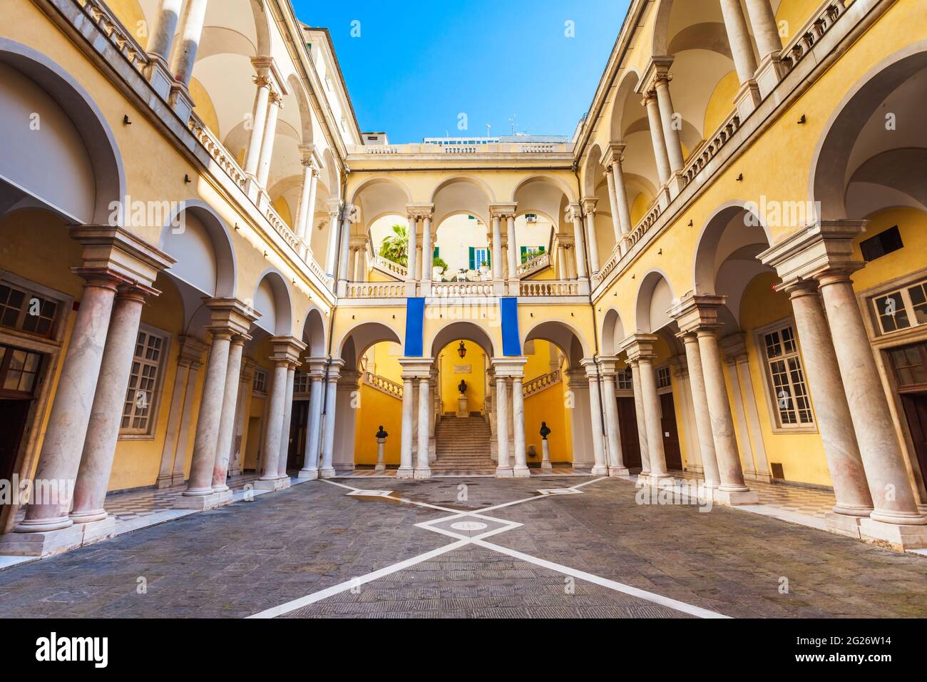 L'Université de Gênes ou Unige est l'une des plus grandes universités d'Italie Banque D'Images