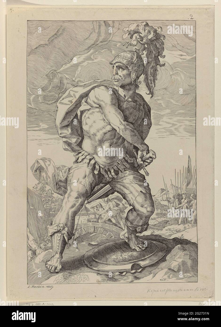 Titus manlius torquatus héros romains Banque de photographies et d