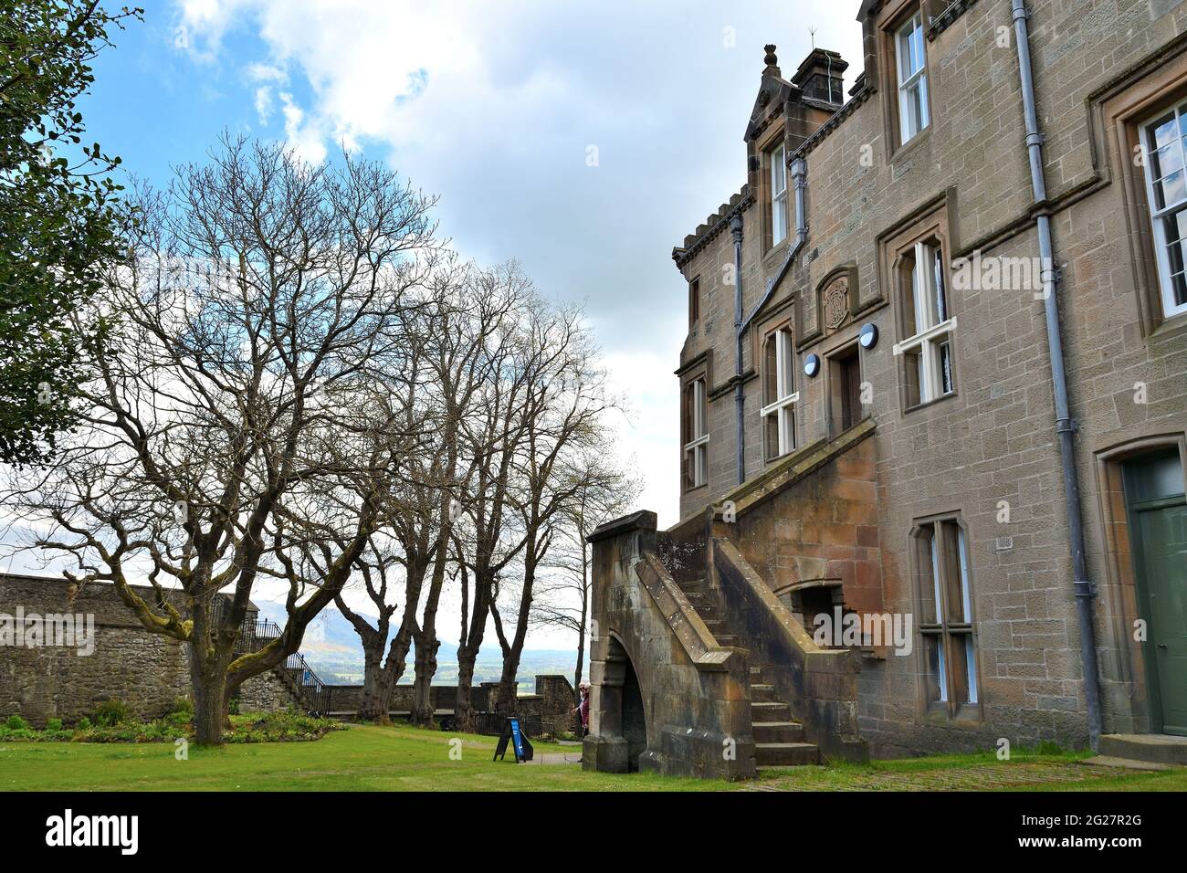 Vue sur le château de Stirling Banque D'Images