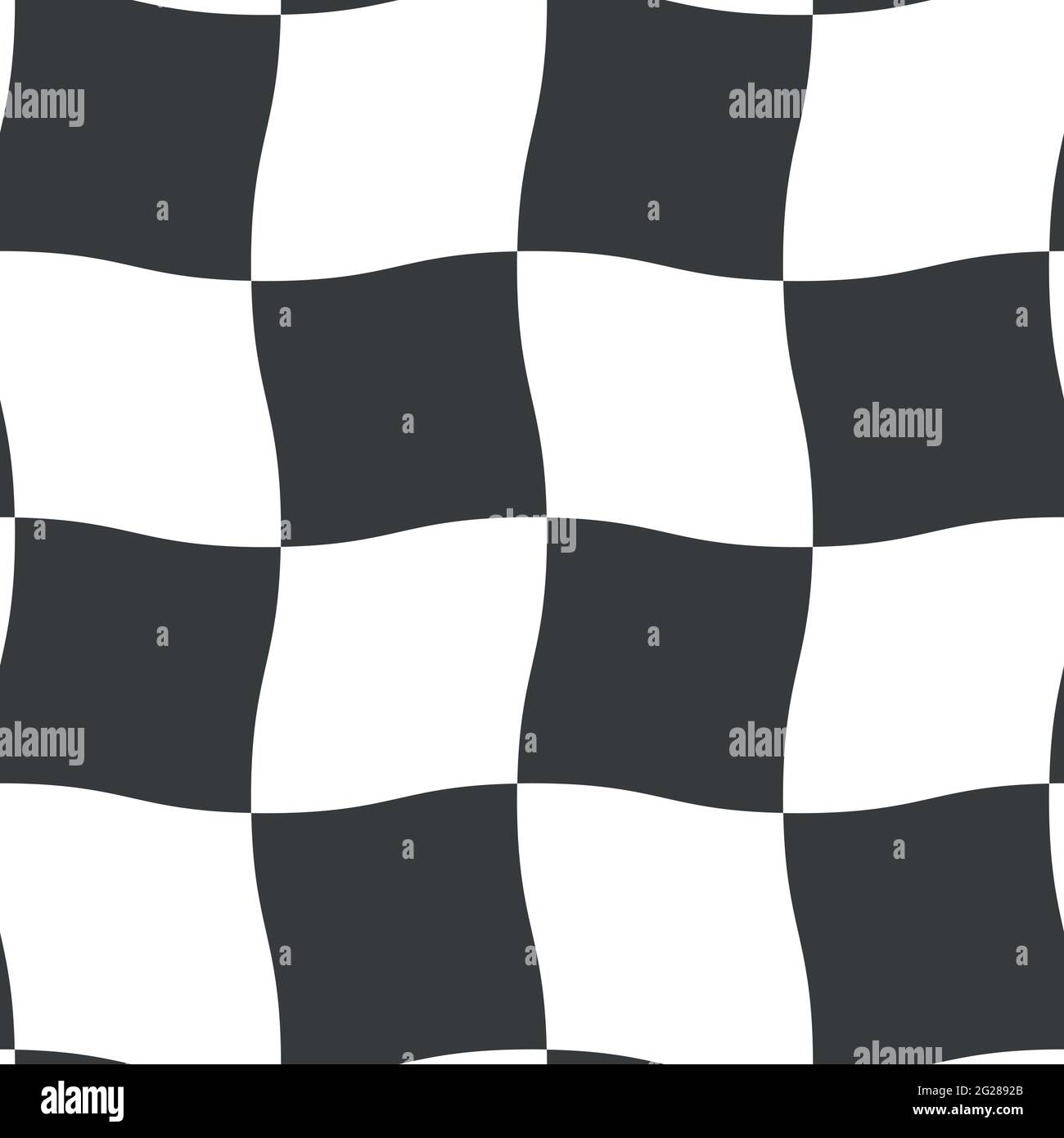 Motif à carreaux ondulé sans couture. Arrière-plan abstrait torsadé Illustration de Vecteur