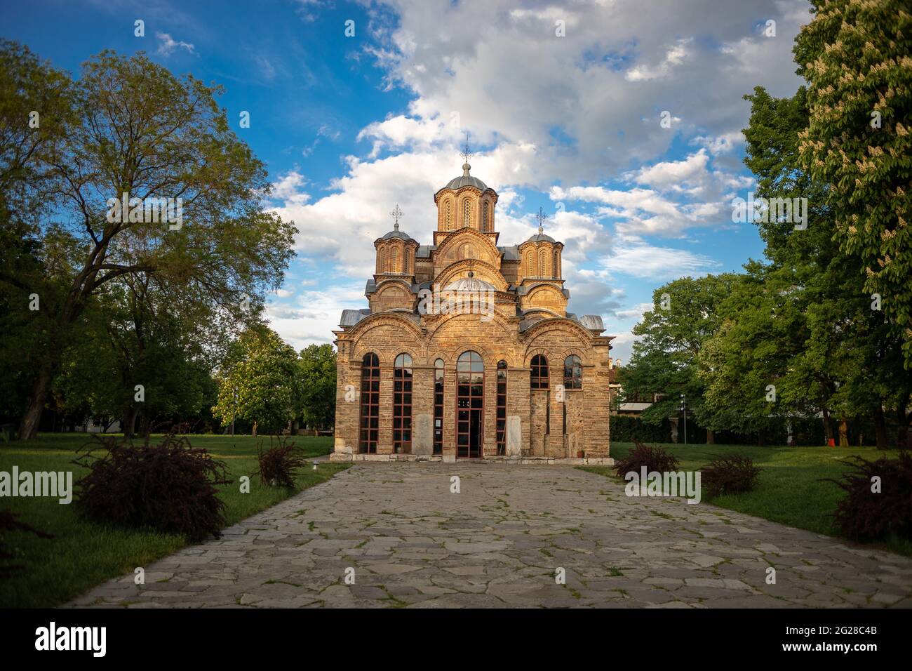 Gracanica, monastère serbe près de Pristina, Kosovo, Serbie Banque D'Images