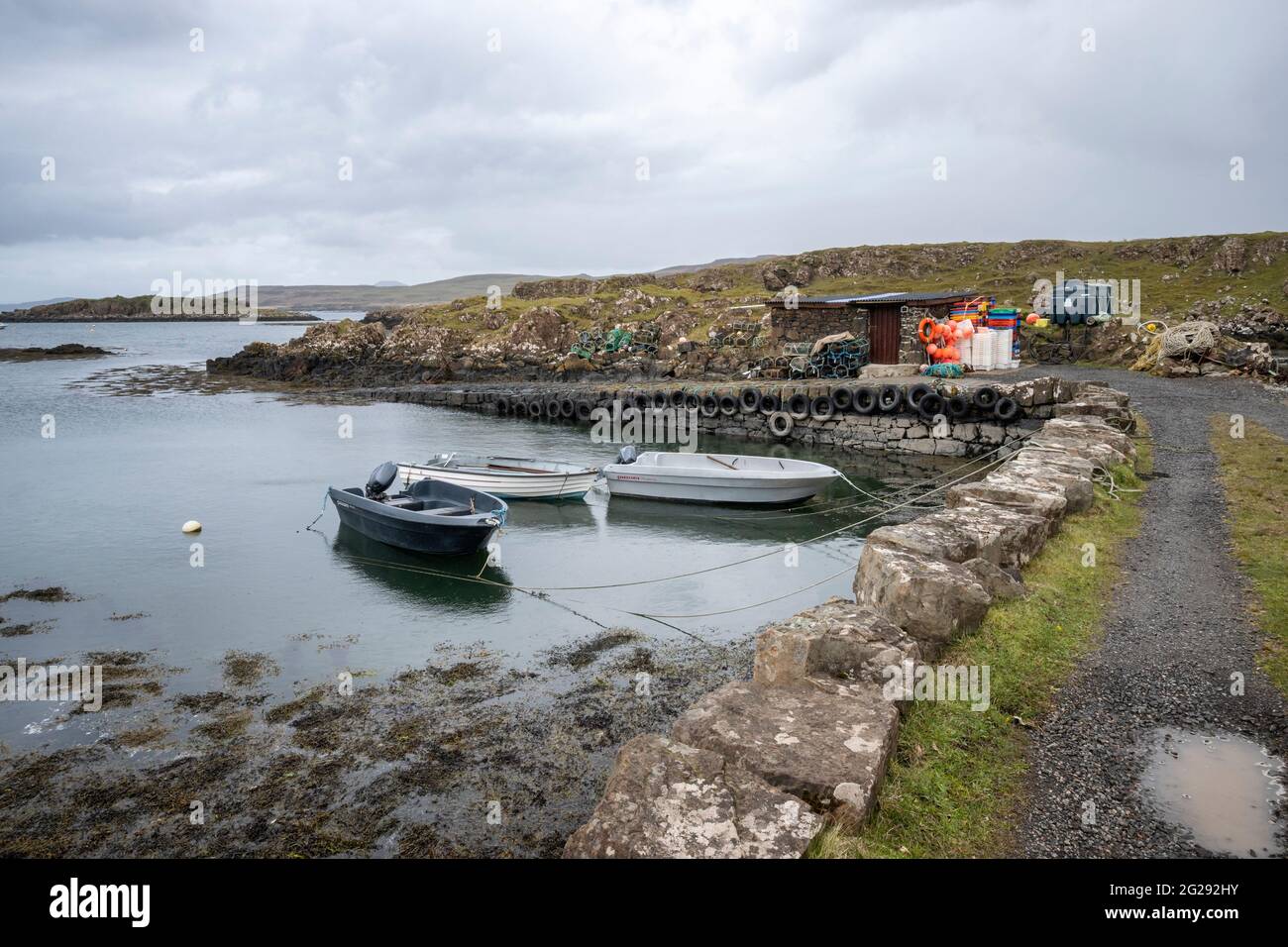 Port de Croig sur l'île de Mull Banque D'Images