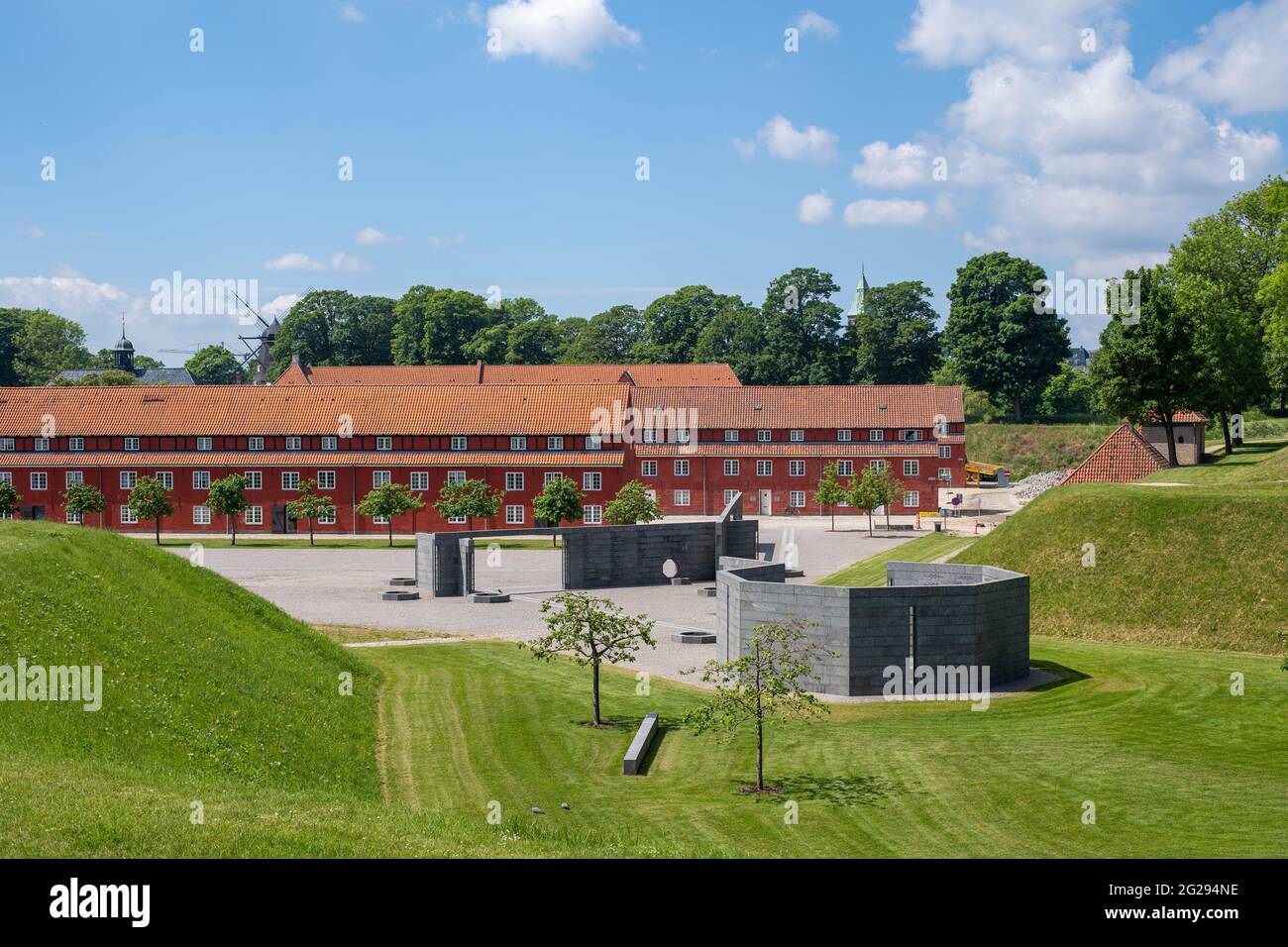 Kastellet forteresse à Copenhague, Danemark Banque D'Images