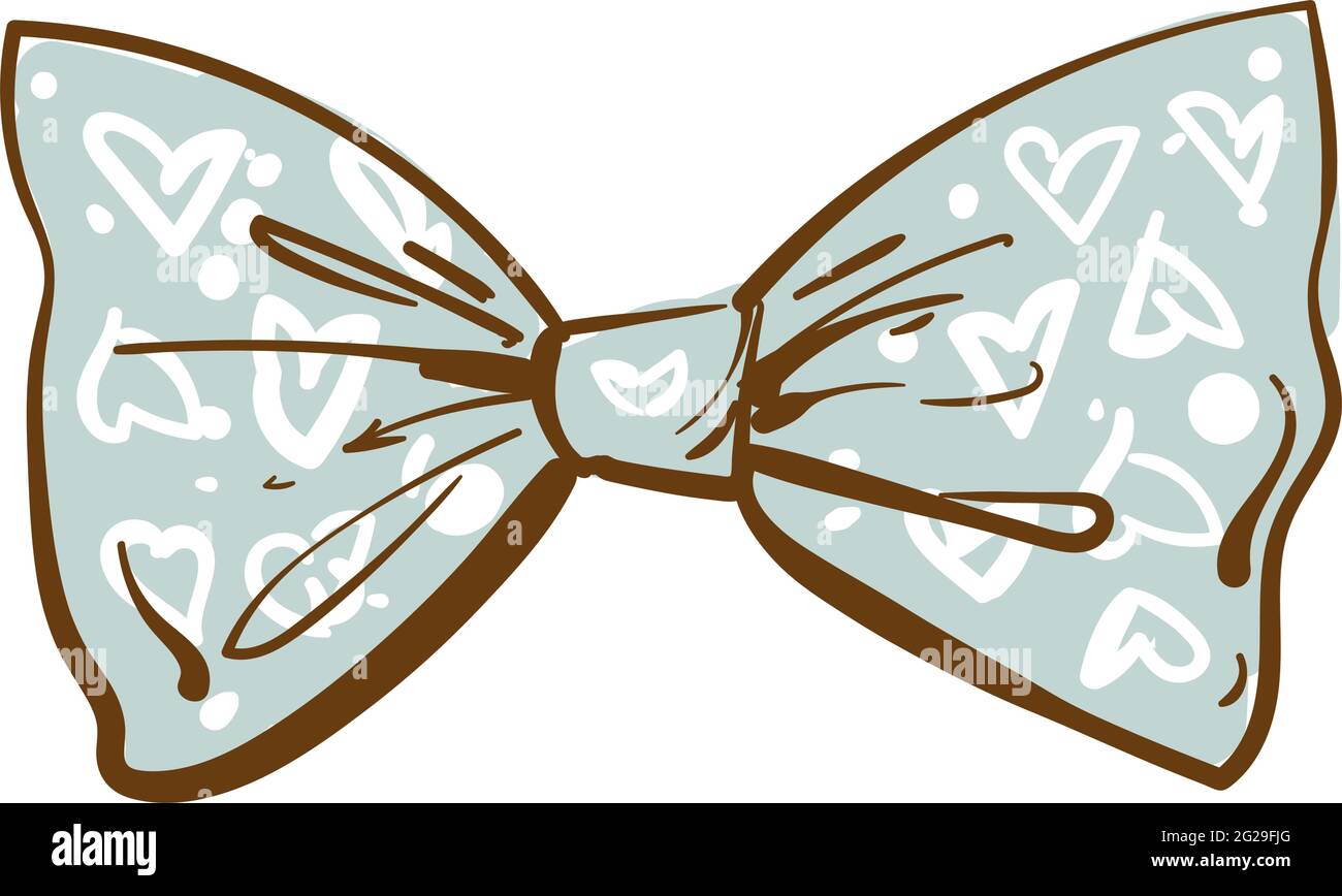 Dessin animé papillon vecteur, noeud papillon ruban illustration Image  Vectorielle Stock - Alamy