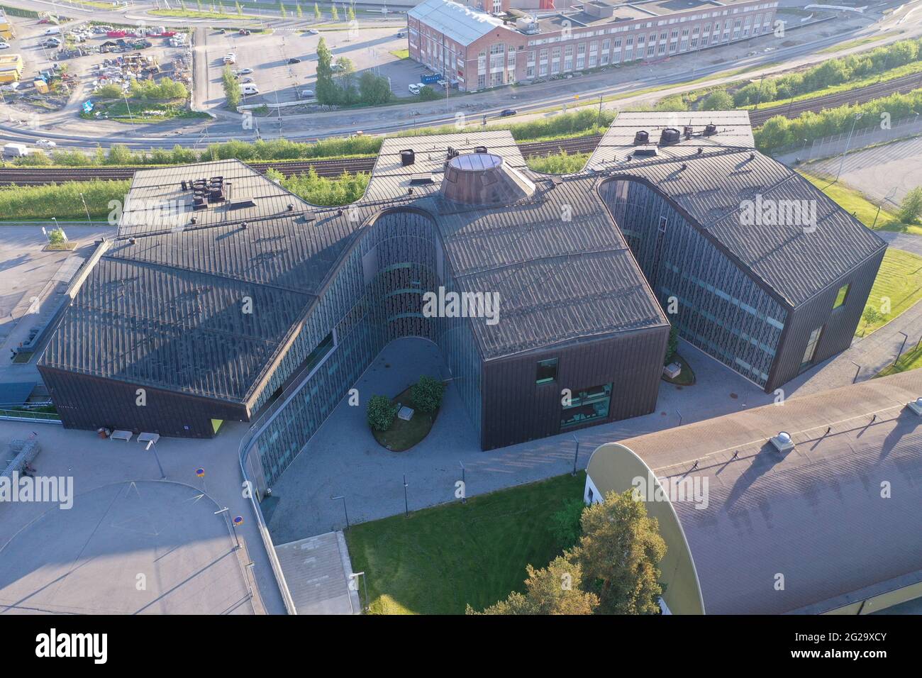 Architecture moderne en Finlande Banque D'Images