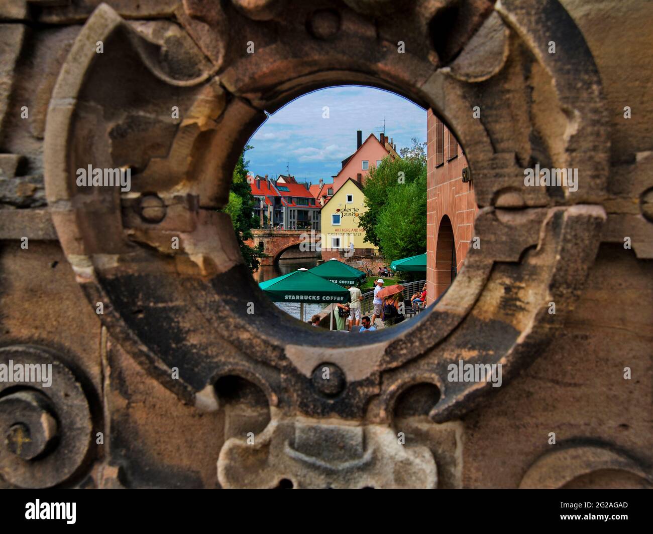 Nürnberg , Bavière, moyenne-Franconie, Allemagne, Europe Banque D'Images