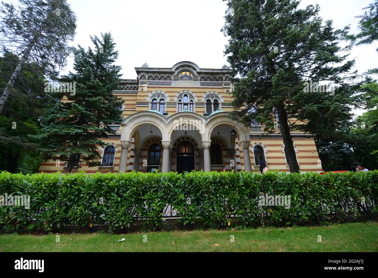 Le Saint Synode de l'Église orthodoxe bulgare à Sofia, Bulgarie. Banque D'Images