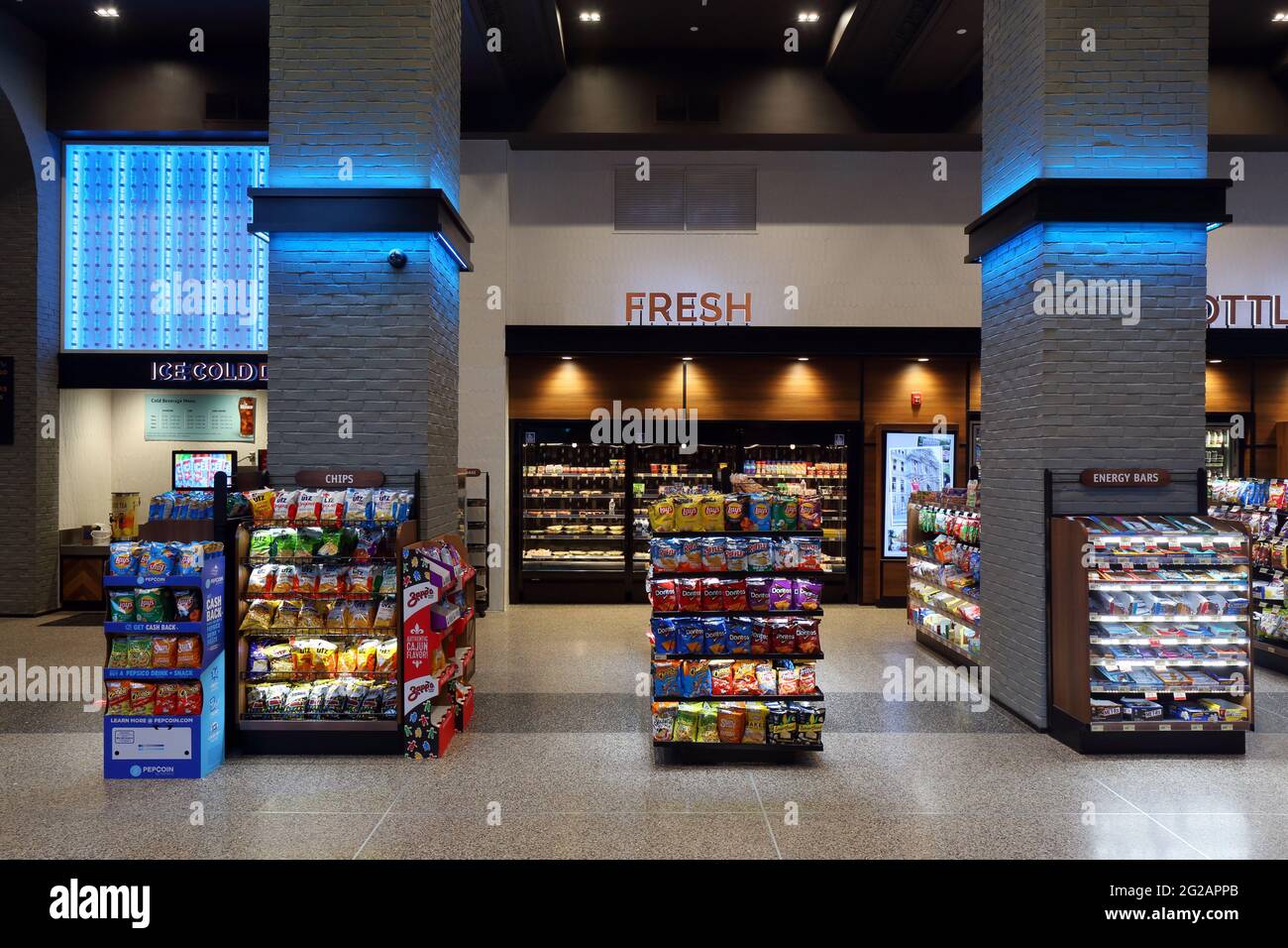 Wawa, 150 S. Independence Mall West, Philadelphie. Emplacement phare d'un magasin de proximité populaire. Banque D'Images