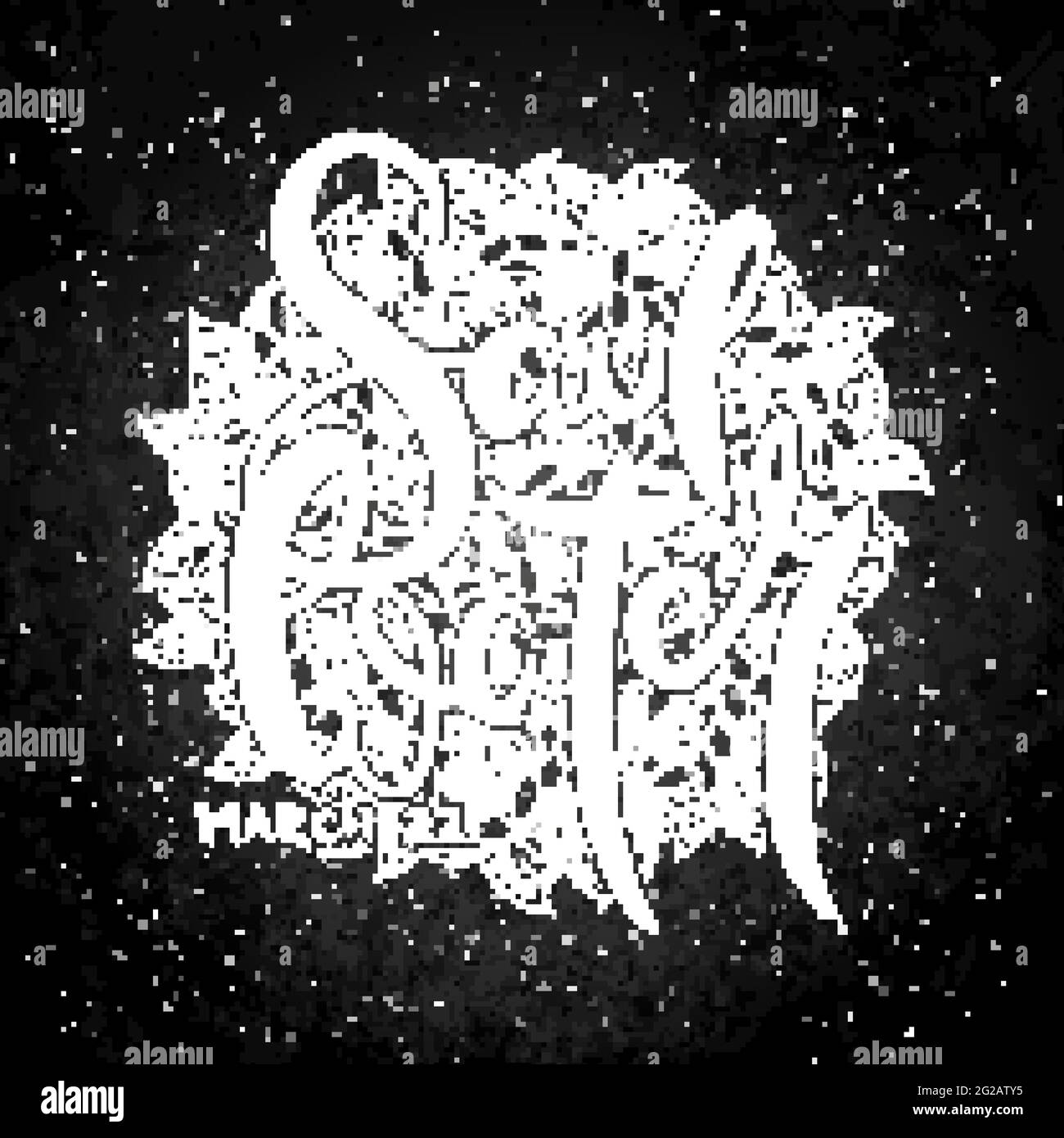 Économisez de l'eau. Carte de grillage à la main avec fond de fleur. Lettres de style rétro faites main. Illustration de la typographie vectorielle vintage dessinée à la main Illustration de Vecteur