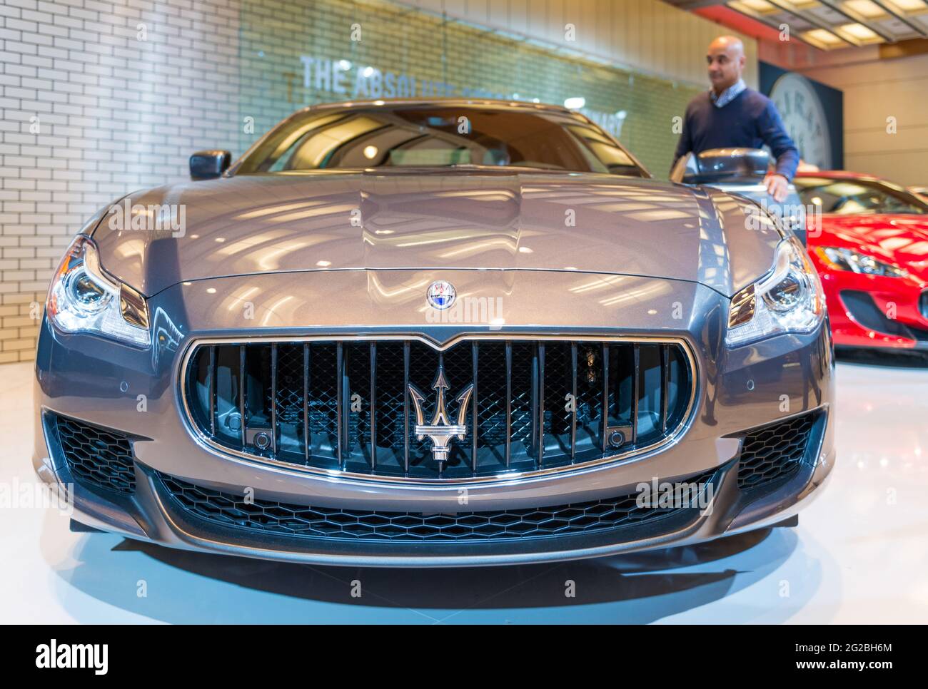 Maserati Quattroporte S Q4 Exotic car au salon international de l'auto du Canada, CIAS pour résumer, est le plus grand salon de l'auto du Canada et les plus prestigieux contre Banque D'Images