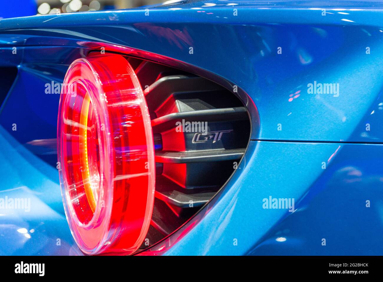 Ford Performance GT comme on l'a vu au Canada. Le plus grand salon de l'automobile du Canada organisé chaque année par CIAS au Palais des congrès du Toronto métropolitain Banque D'Images