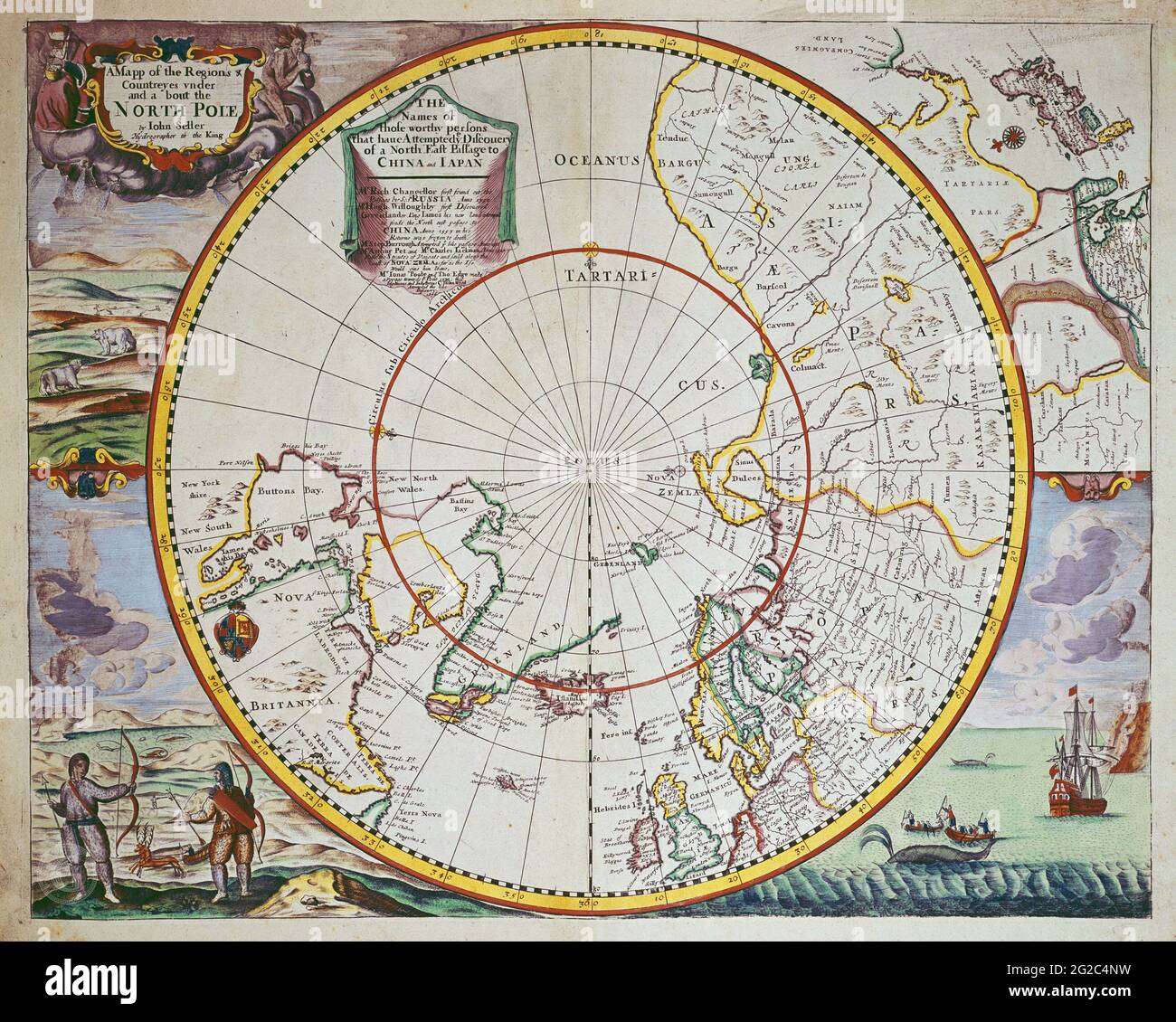 Carte du pôle Nord, carte du pôle Nord, pôle Nord, carte géographique du pôle Nord, carte terrestre du pôle Nord, carte du pôle Nord, impression du pôle Nord Banque D'Images
