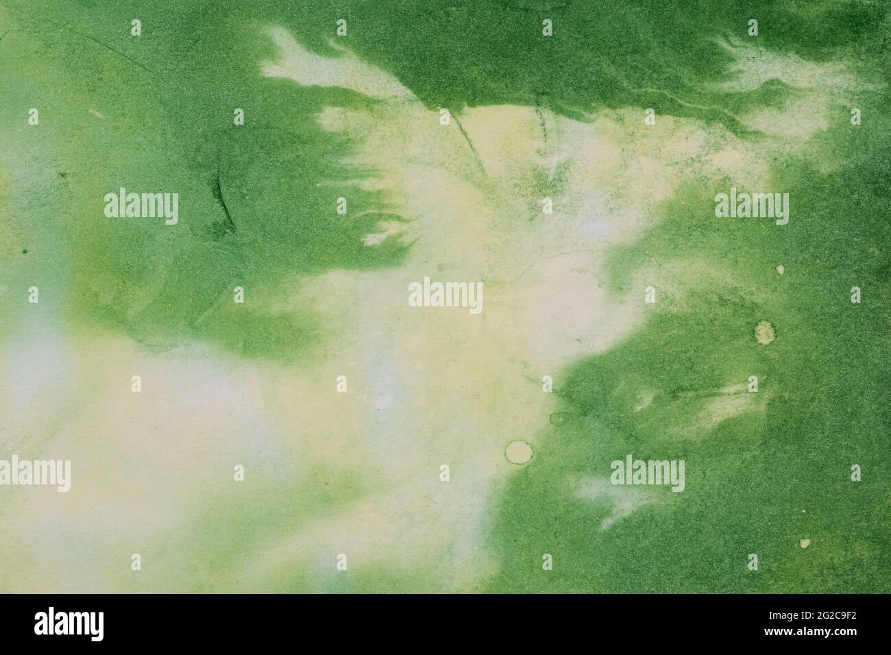 Couleur vert texture de fond peint à l'aquarelle Banque D'Images