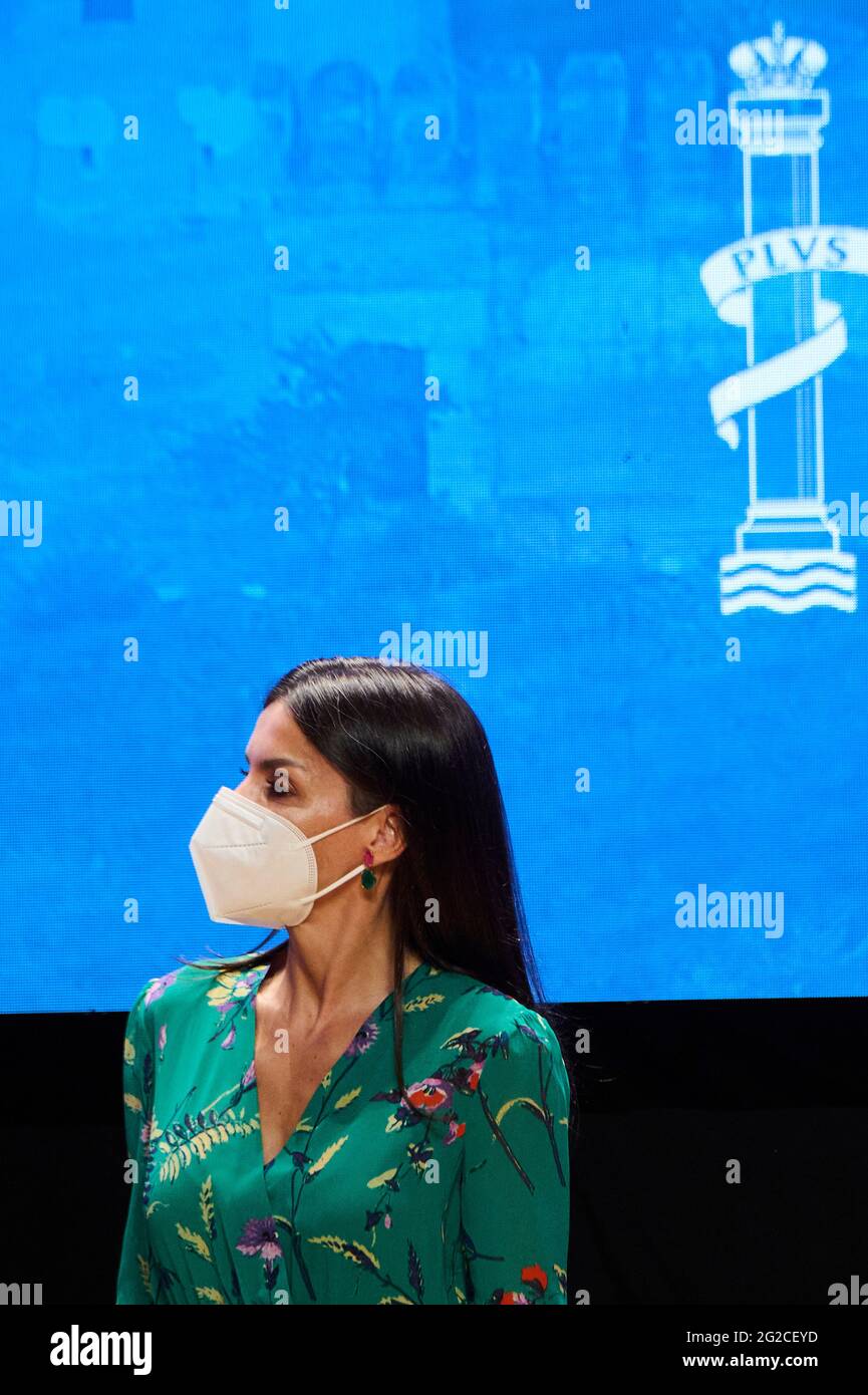 Grenade, Andalousie, Espagne. 10 juin 2021. La reine Letizia d'Espagne assiste à la remise des Prix nationaux de l'innovation et du design 2020 au Palacio de Congresos le 10 juin 2021 à Grenade, Espagne crédit: Jack Abuin/ZUMA Wire/Alay Live News Banque D'Images