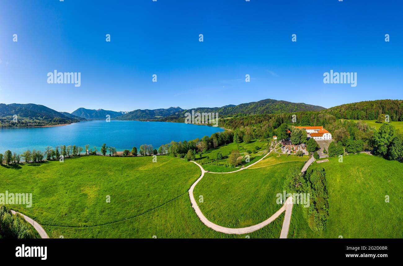 Kaltenbrunn am Tegernsee, près de Gmund, Forêt alpine, haute-Bavière, Bavière, Allemagne, Europe Banque D'Images