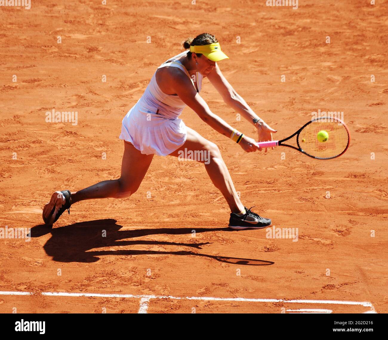 Paris, France. 09e juin 2021. Paris, Roland Garros, French Open Day 12 10/06/2021 Anastasia Paylyuchenkova (RUS) remporte le match semi final Credit: Roger Parker/Alay Live News Banque D'Images