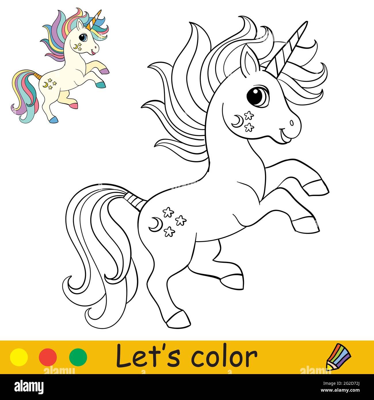 Coloration Licorne  Peindre pour les jeunes enfants et dessiner pour les  enfants - Vidéo Dailymotion