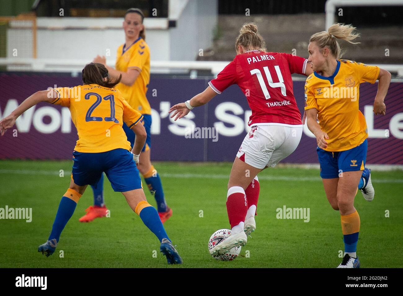 Bath, Angleterre, le 06 septembre 2020. Barclays FA Women's Super League match entre Bristol City Women et Everton Women. Banque D'Images