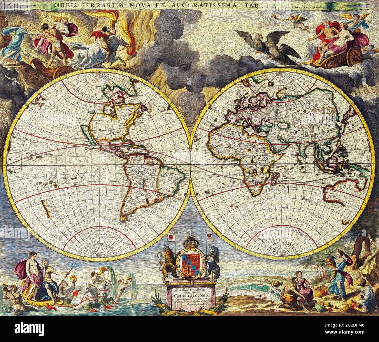 Carte du monde, carte de l'ancien monde, carte du monde rétro, carte du monde ancien, carte rétro, Carte d'époque, affiche de carte du monde, carte du monde antique, Vieux imprimé, carte de la terre, Monde Banque D'Images
