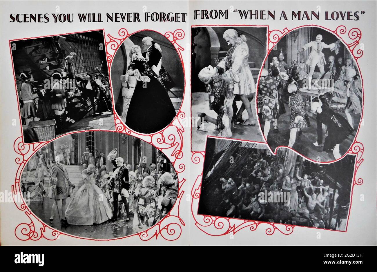 JOHN BARRYMORE et DOLORES COSTELLO lorsQU'UN HOMME AIME sa DAME (au Royaume-Uni) 1927 réalisateur ALAN CROSLAND du roman Histoire du Chevalier des Grieux et de Manon Lescaut de l'Abbé Prévost adapté par Bess Meredyth Warner Bros. Banque D'Images