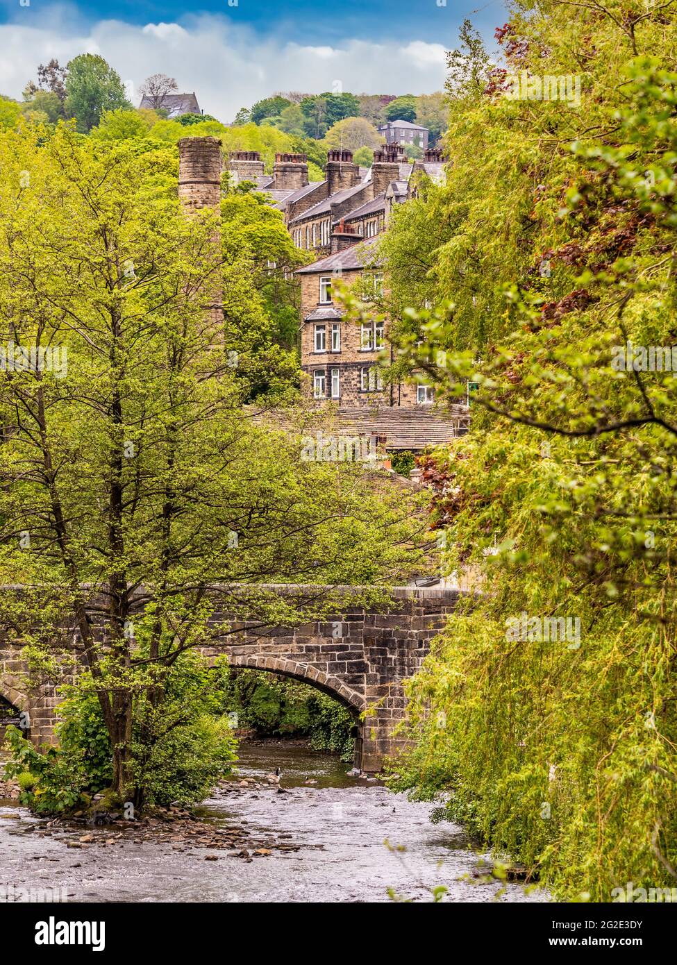 Hebden Bridge, West Yorkshire, Royaume-Uni Banque D'Images