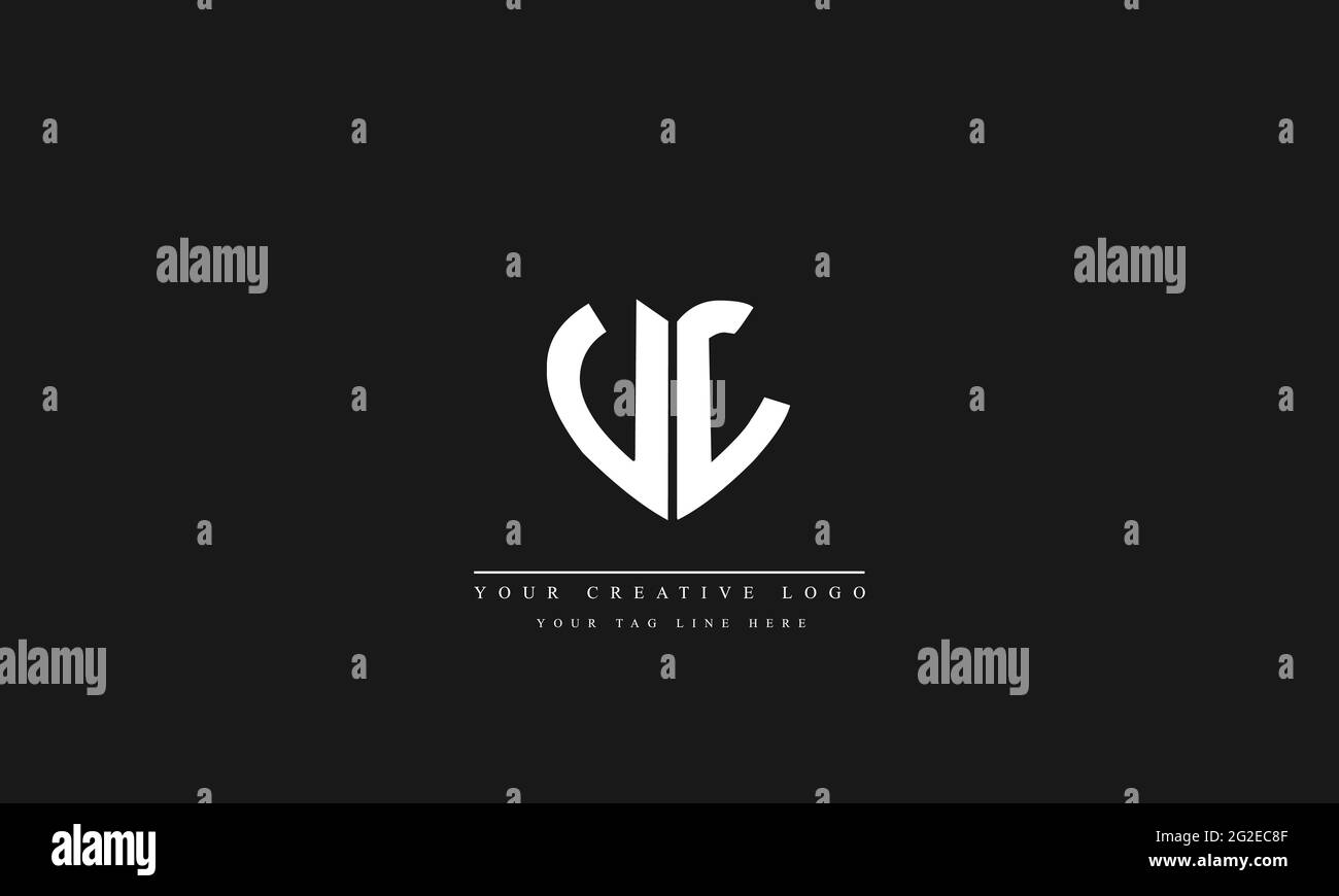 Lettre logo Design avec la typographie moderne et créative VL LV Illustration de Vecteur