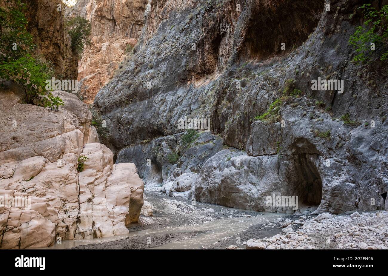 Canyon Saklikent dans la province de Mugla, Turquie Banque D'Images