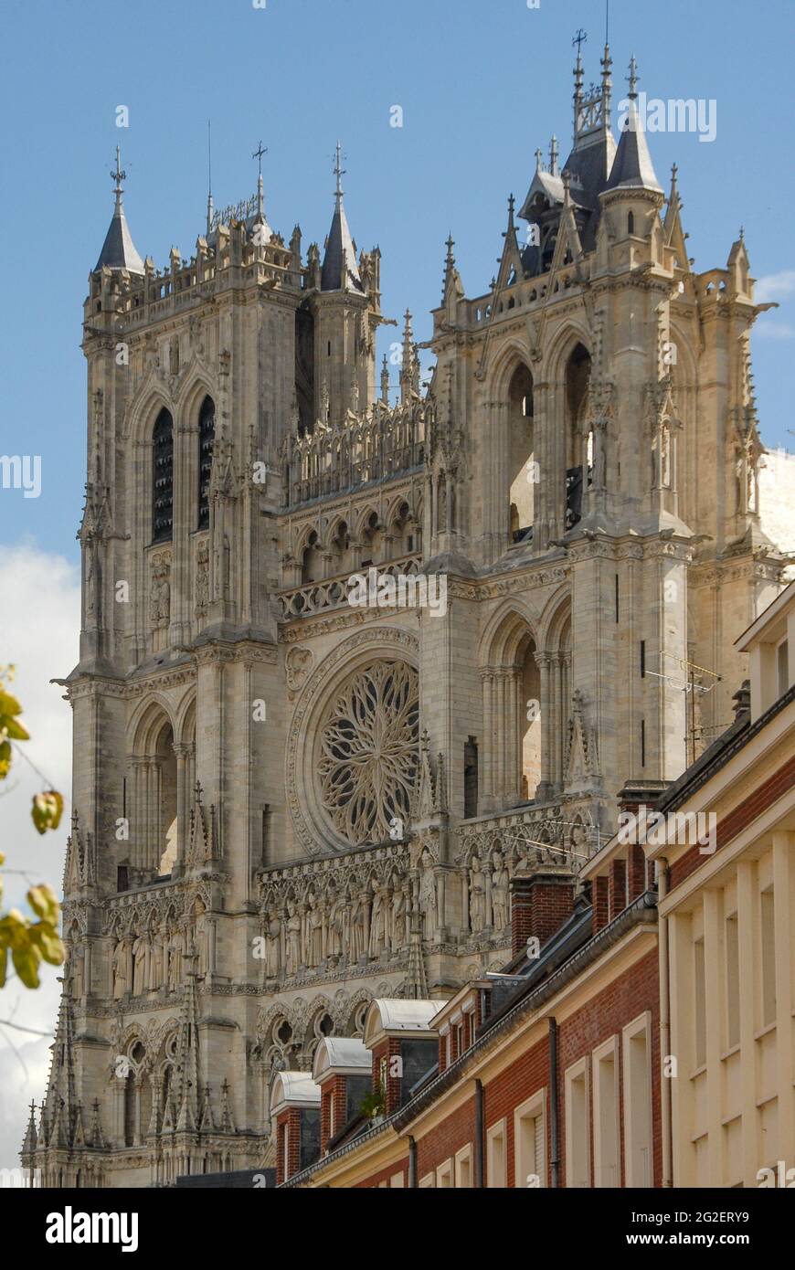 Cathédrale notre-Dame d'Amiens, Amiens, hauts-de-France, classée au patrimoine mondial Banque D'Images