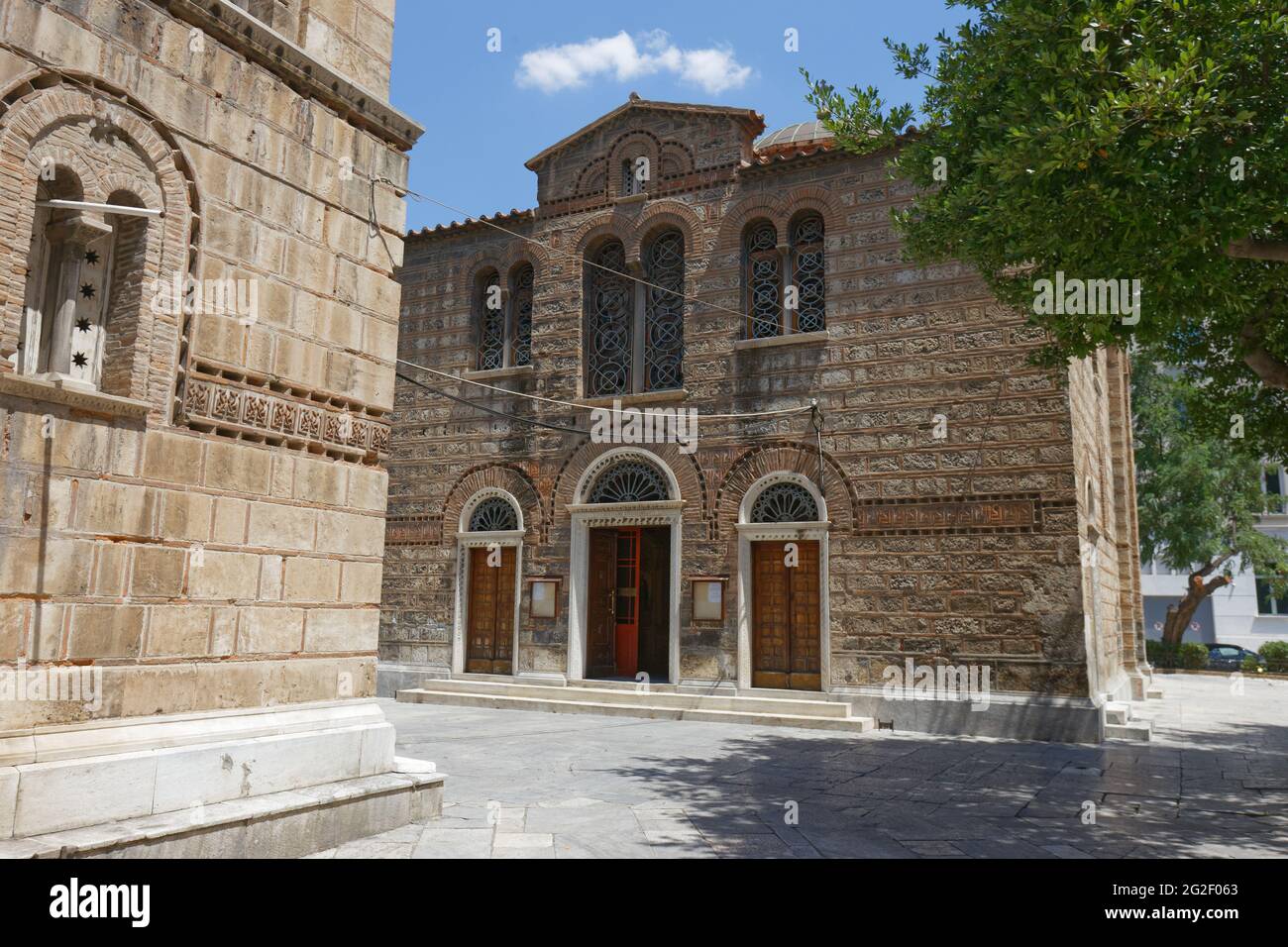 Église de Sotera Lykodemos - Sainte Trinité - Athene Grèce Banque D'Images