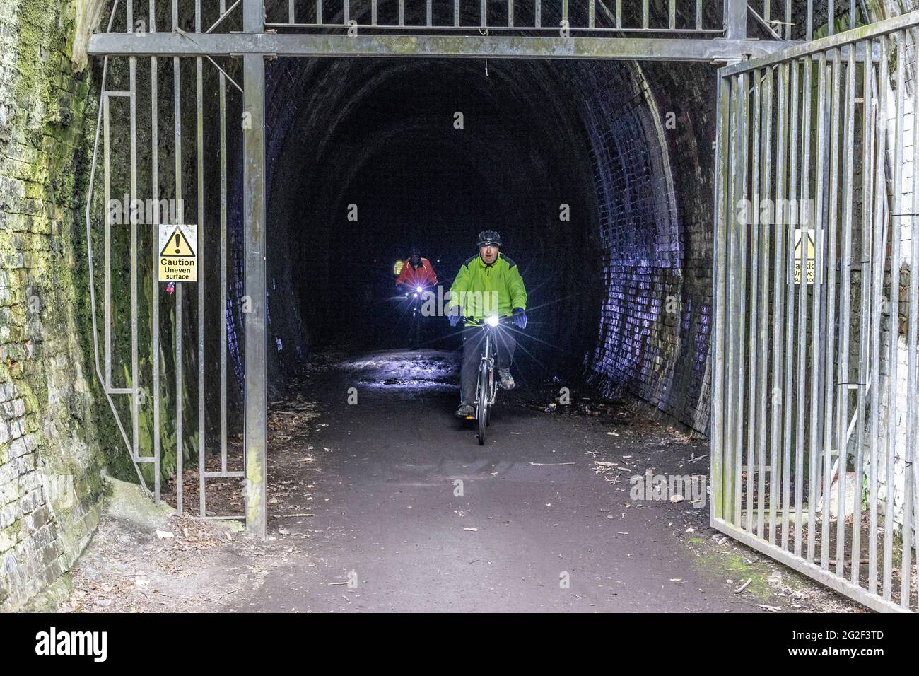 Les tunnels de Kelmarsh sont des tunnels ferroviaires désutilisés dans le Northamptonshire, en Angleterre. La ligne de Northampton à Market Harborough a ouvert ses portes en 1859 . Banque D'Images