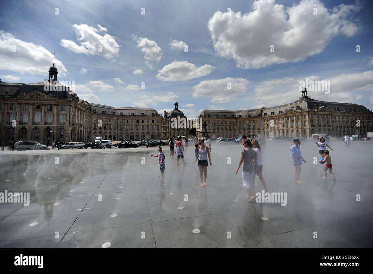 Place de la Bourse, Bordeaux, Gironde, Aquitaine, France Banque D'Images